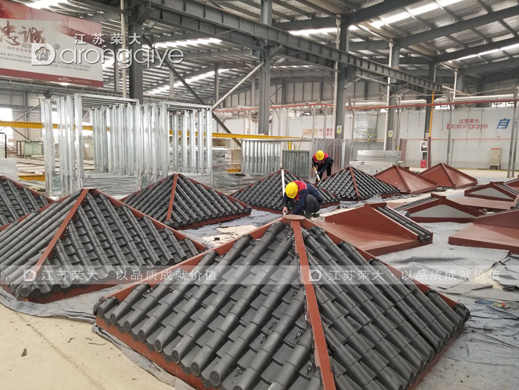 第二批陜西仿古候車(chē)亭發(fā)貨圖二