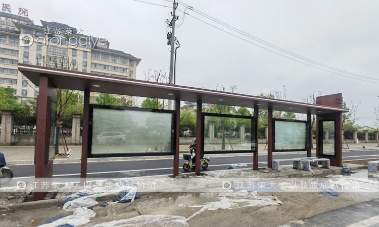 安徽候車亭安裝實例