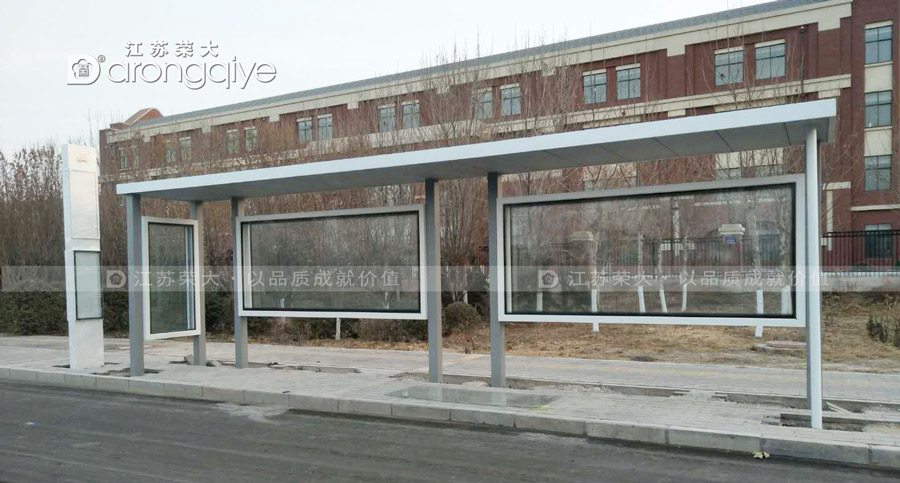 貴州候車亭安裝圖