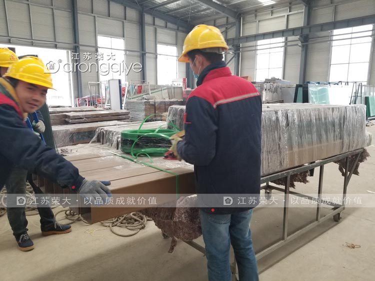 天津仿古候車(chē)亭發(fā)貨圖一